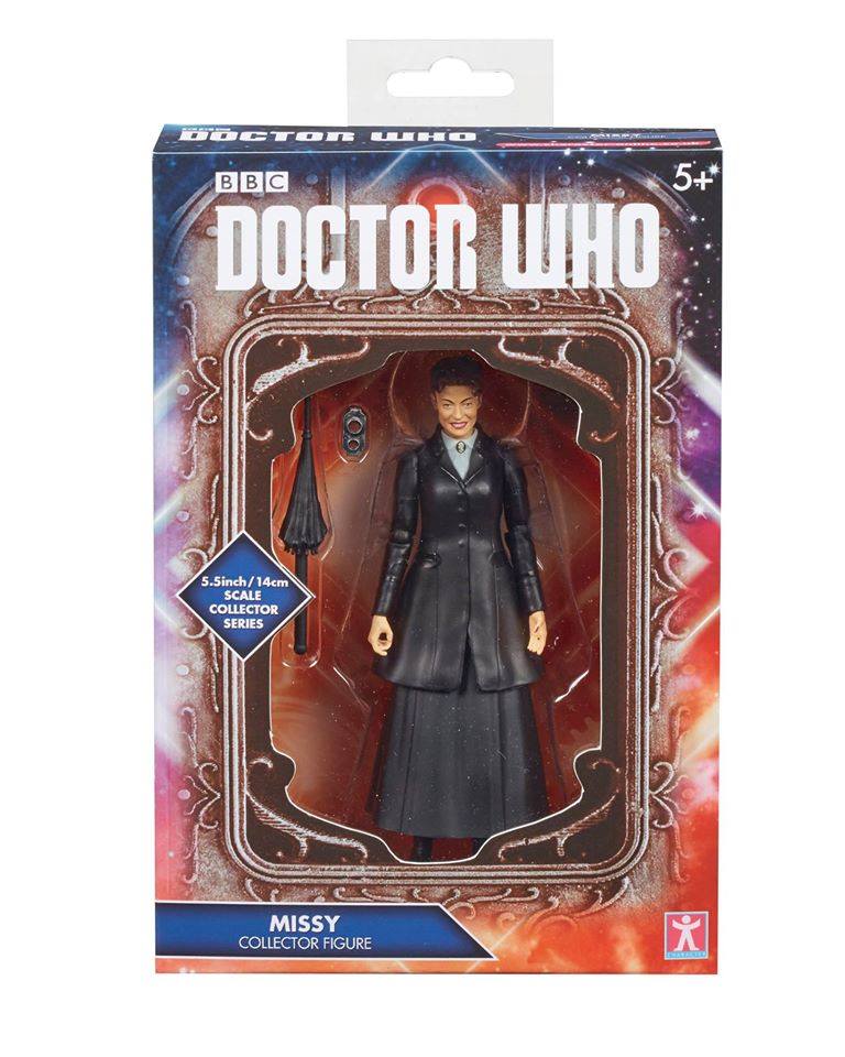 Action Figure Missy Doctor Who Roupa Preta Caixa