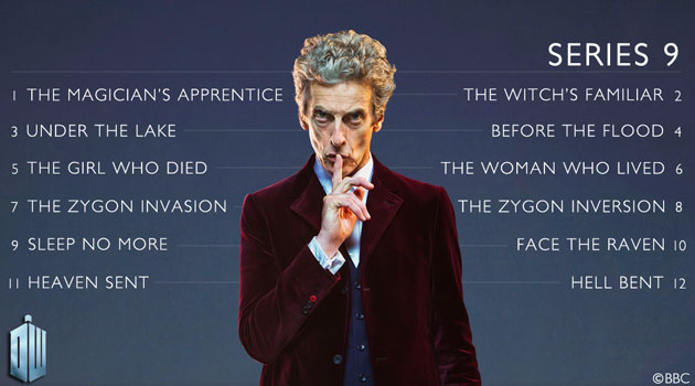 9ª temporada de Doctor Who: lista de nomes dos episódios